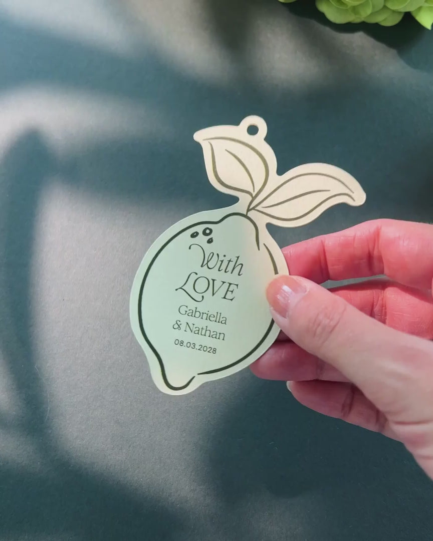 Minimal Lemon Favour Tag video