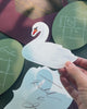 Watercolour Swan Insert Card video
