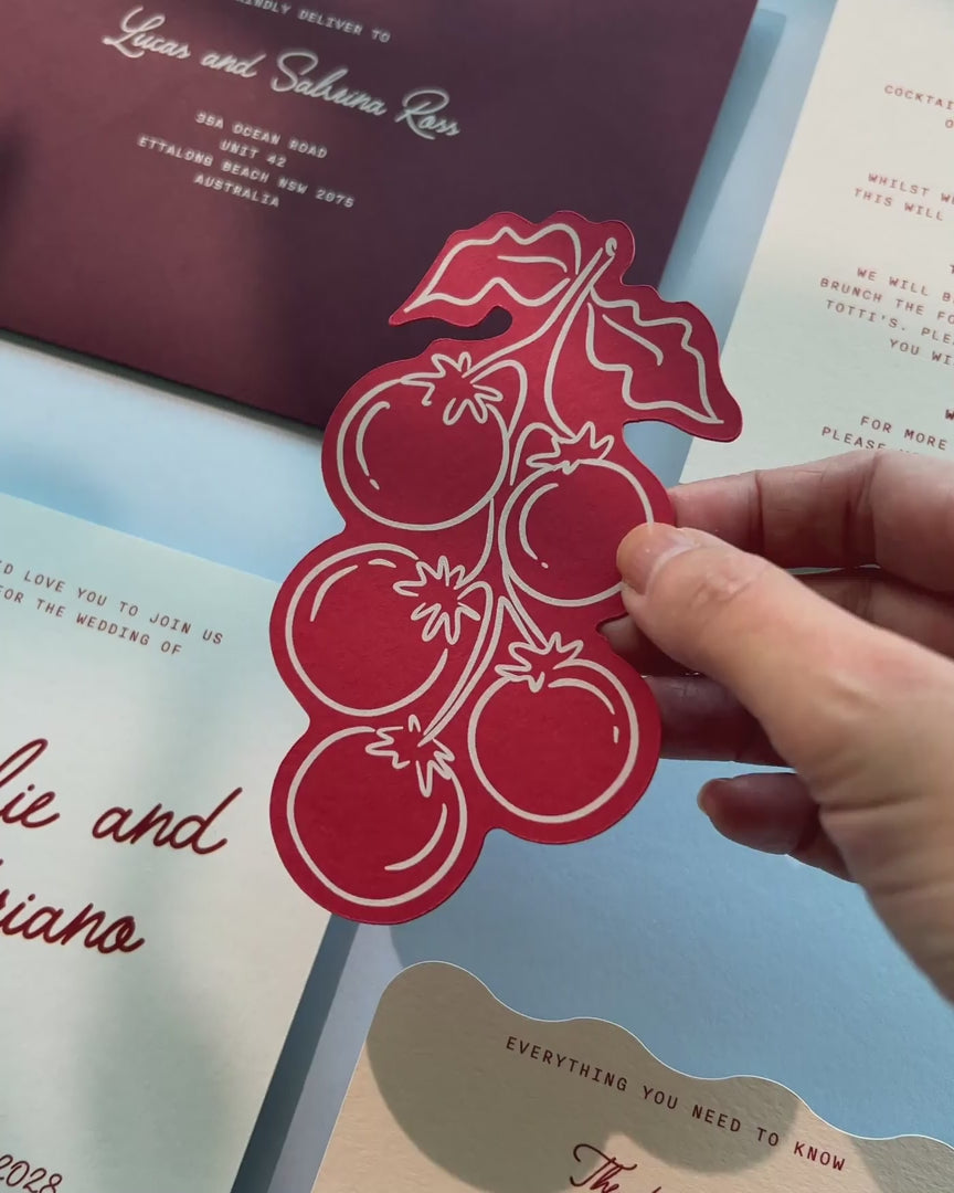 Minimal Tomatoes Insert Card video