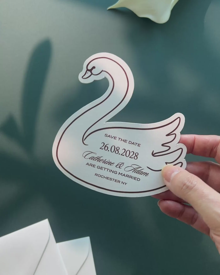 Minimal Swan Save the Date video
