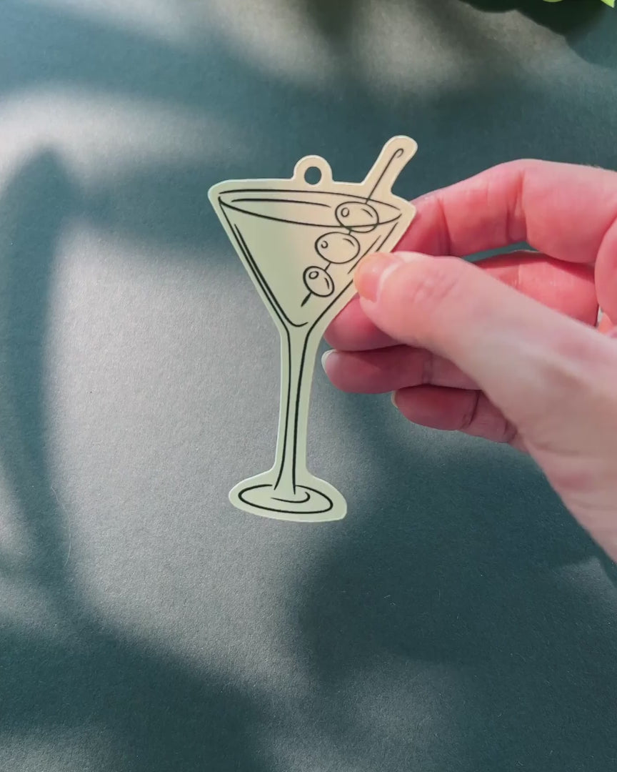 Minimal Martini Favour Tag video