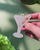 Watercolour Vodka Martini Favour Tag video