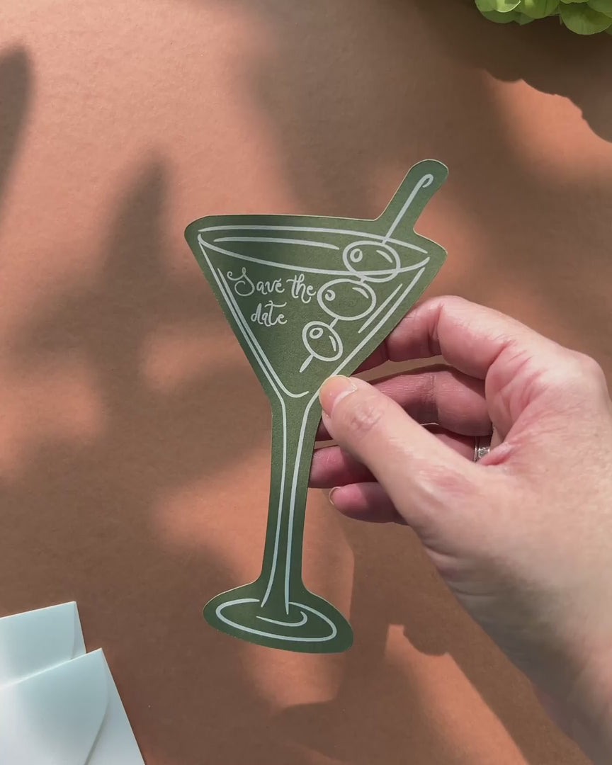 Minimal Martini Save the Date video