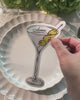 Ink Wash Olive Martini Place Card video