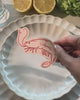 Minimal Prawn Place Card video