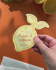Minimal Lemon Save the Date video
