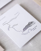 Selena Map Card styled photograph