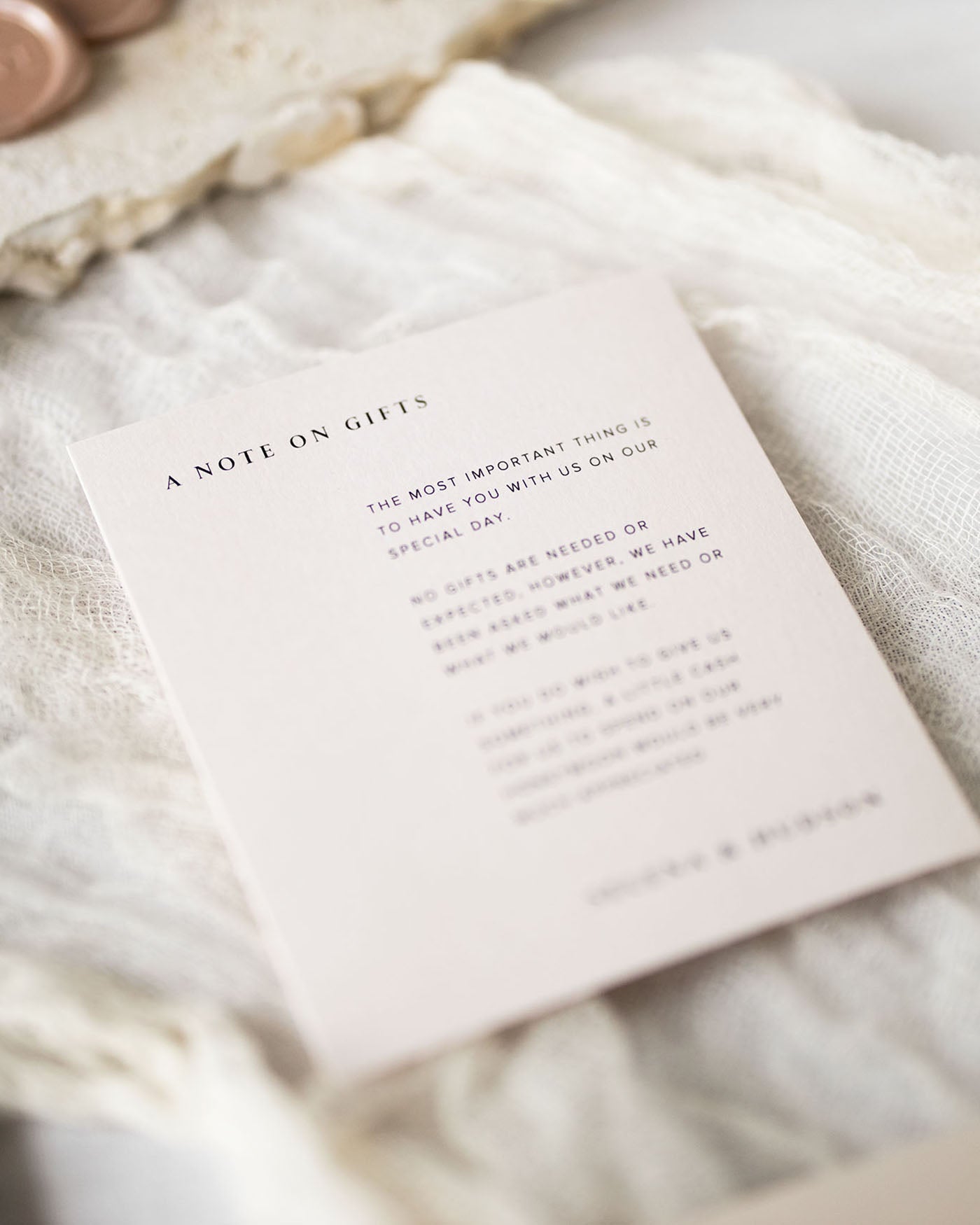 Selena Note on Gifts styled photograph