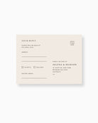 Selena RSVP Card mockup