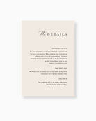 Soleil Details Card mockup