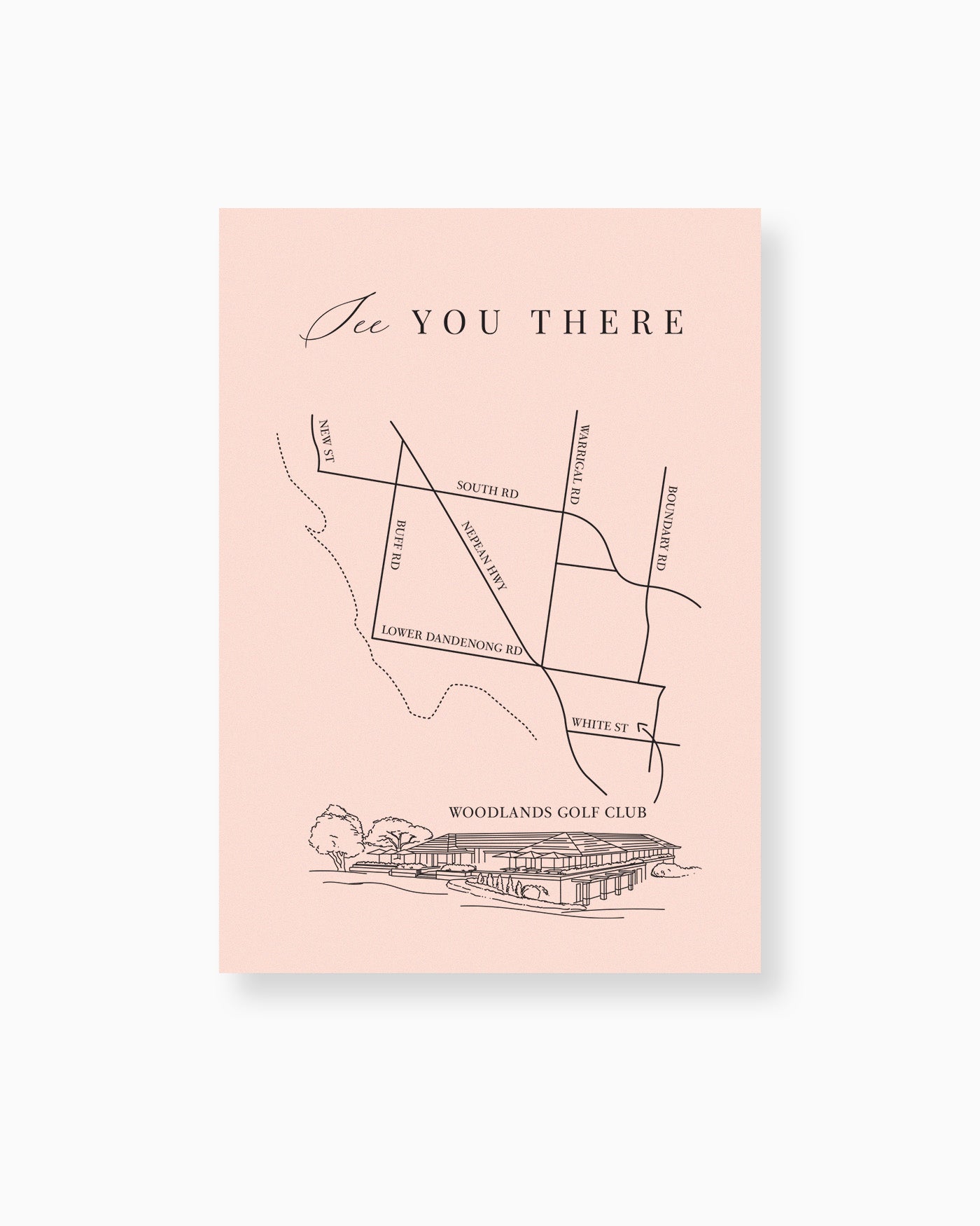 Soleil Map Card mockup