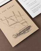 Soleil Map Card styled photograph
