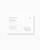 Soleil RSVP Card mockup