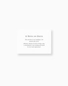 Verona Note on Gifts mockup
