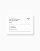 Verona RSVP Card additional mockup view 2