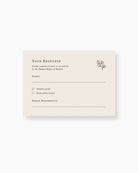 Verona RSVP Card mockup