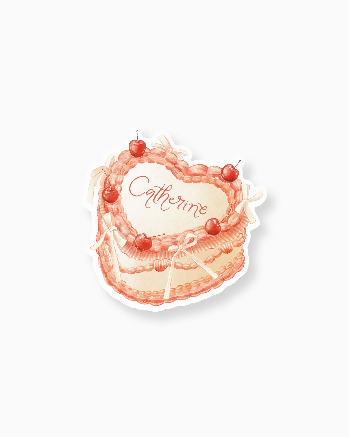 Watercolour Cake Place Card mockup
