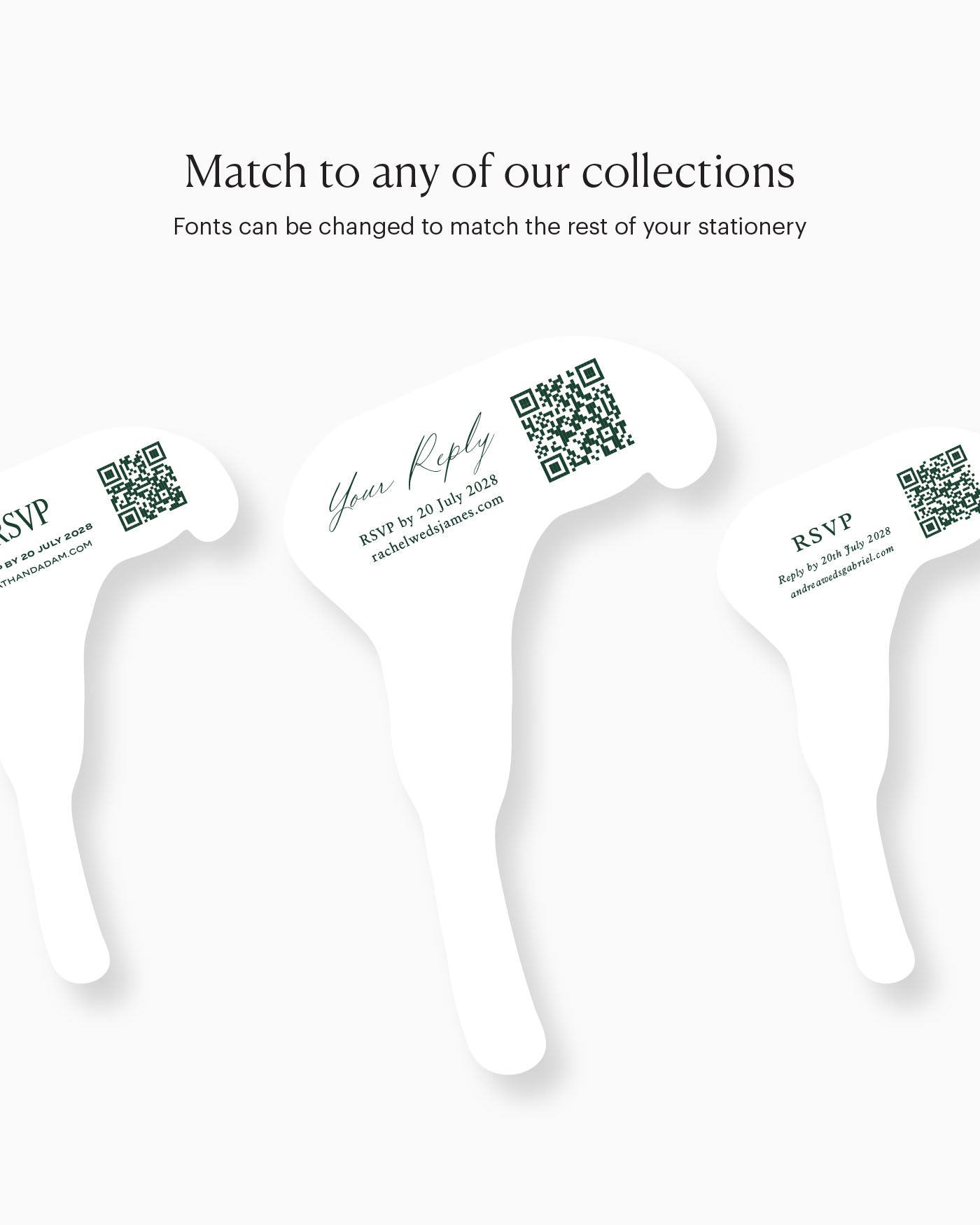Watercolour Calla Lily Insert Card matching collection mockup