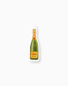 Watercolour Champagne Bottle Favour Tag mockup