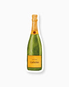 Watercolour Champagne Bottle Place Card mockup