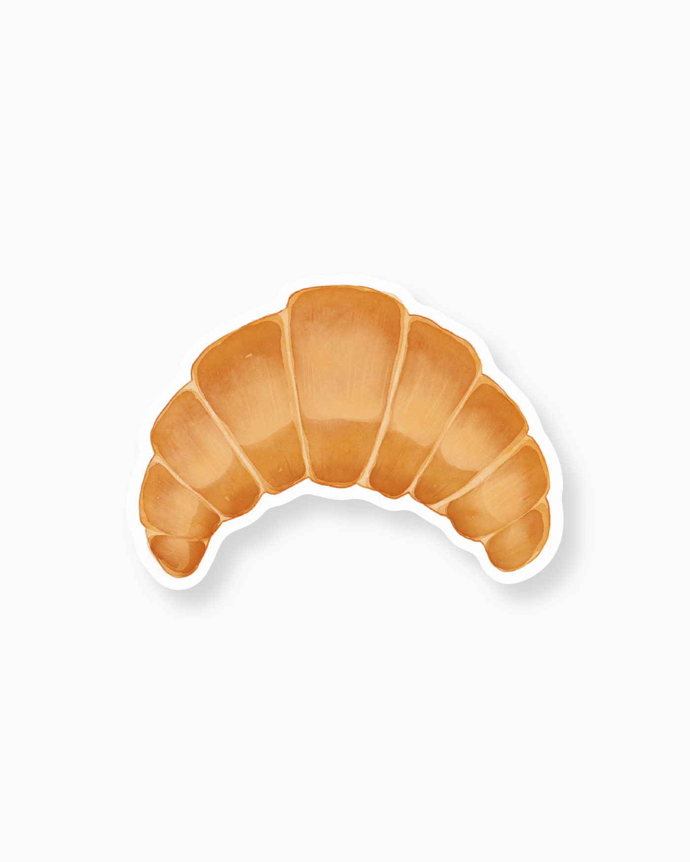 Watercolour Croissant Insert Card mockup