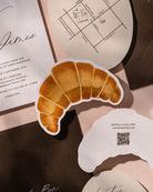 Watercolour Croissant Insert Card second styled photograph