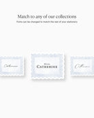 Watercolour Lace Place Card matching collection mockup