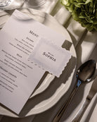 Watercolour Lace Place Card styled photograph