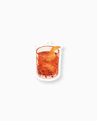 Watercolour Negroni Favour Tag mockup