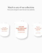 Watercolour Negroni Favour Tag matching collection mockup