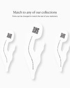Watercolour Tulip Insert Card matching collection mockup