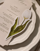 Watercolour Tulip Place Card second styled photograph