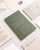 Peppermint Press Stationery Suite Clair Five Card Package