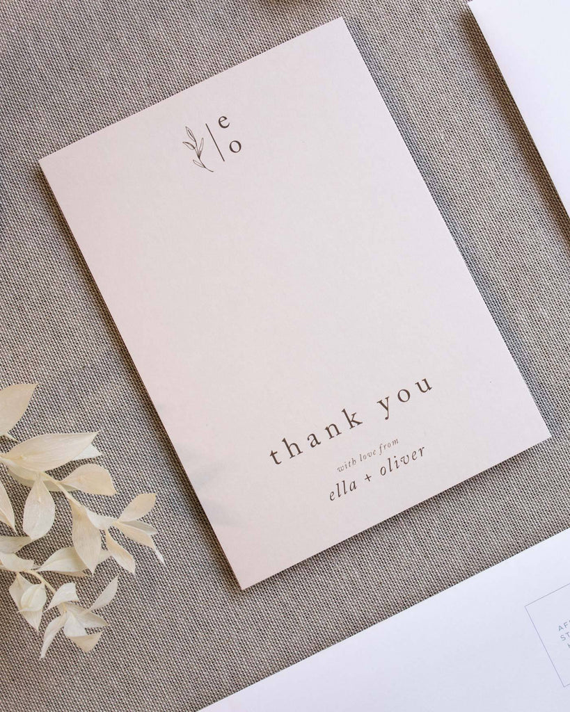 Peppermint Press Stationery Suite Habitat Thank you Card