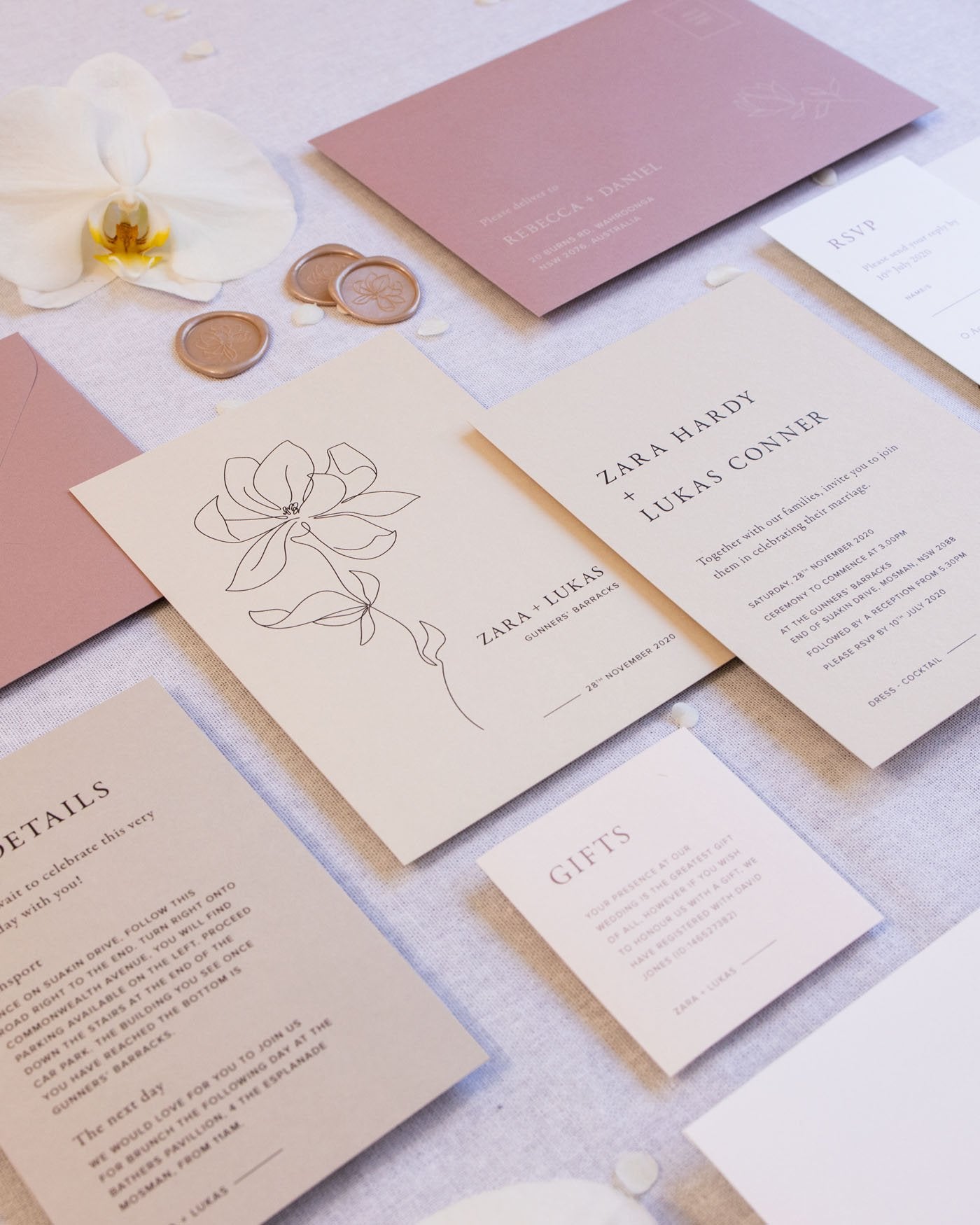Magnolia Seating Chart Peppermint Press