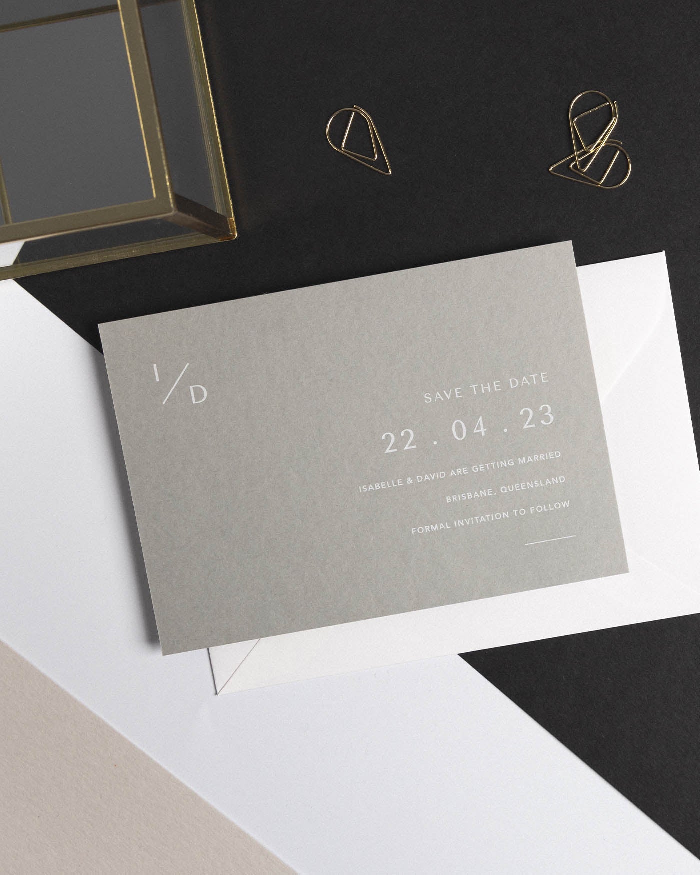 Peppermint Press Stationery Suite Melbourne Save the Date