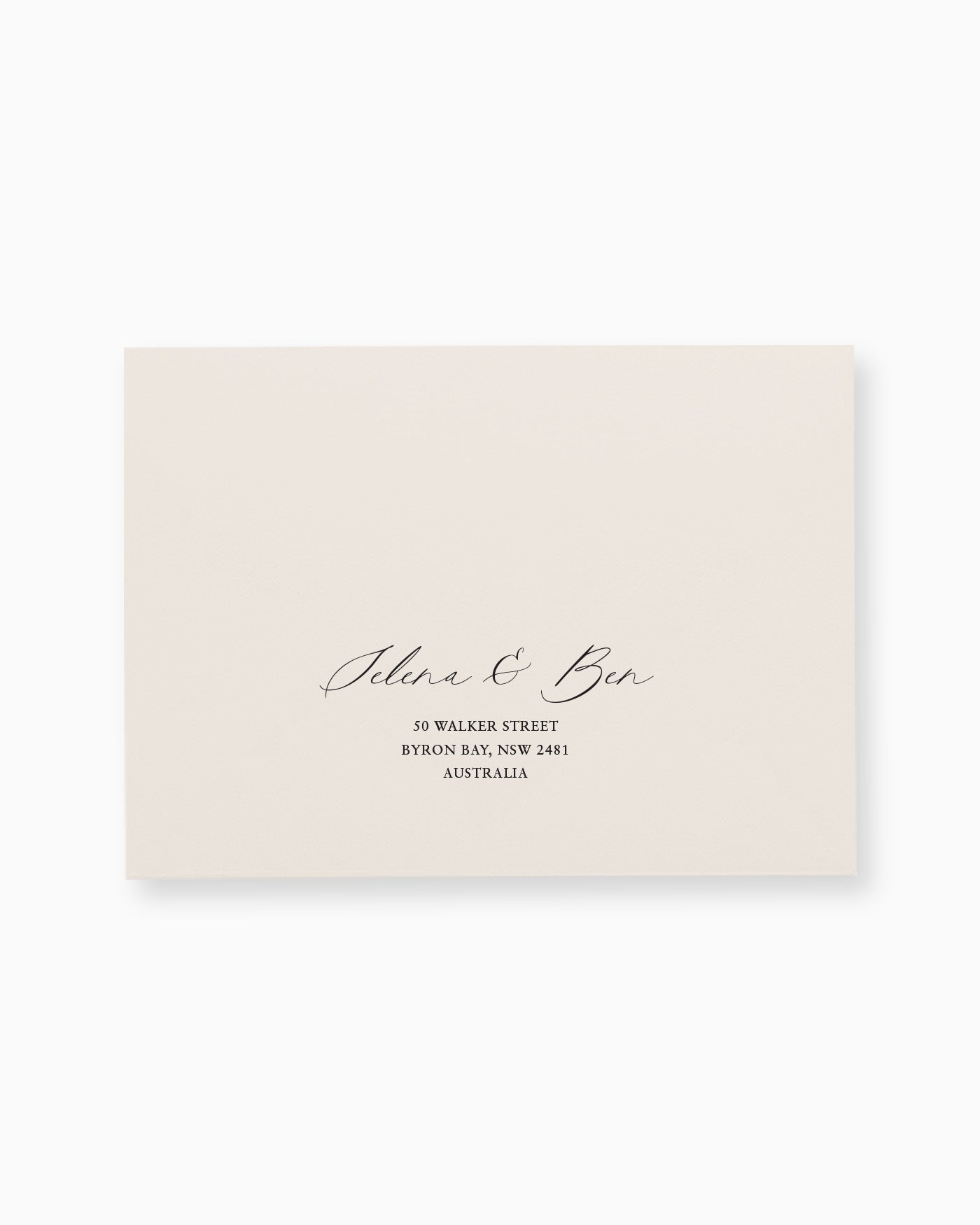 Peppermint Press Stationery Suite Amour Envelope Printing