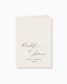 Peppermint Press On the Day Amour Ceremony Booklet