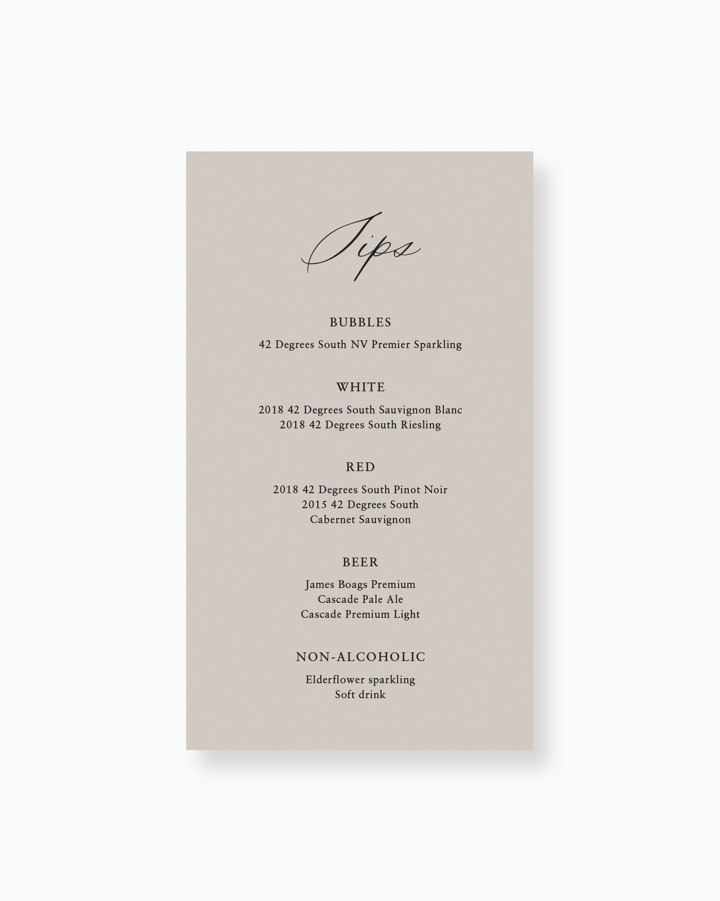 Peppermint Press mws_apo_generated Amour Drinks Menu