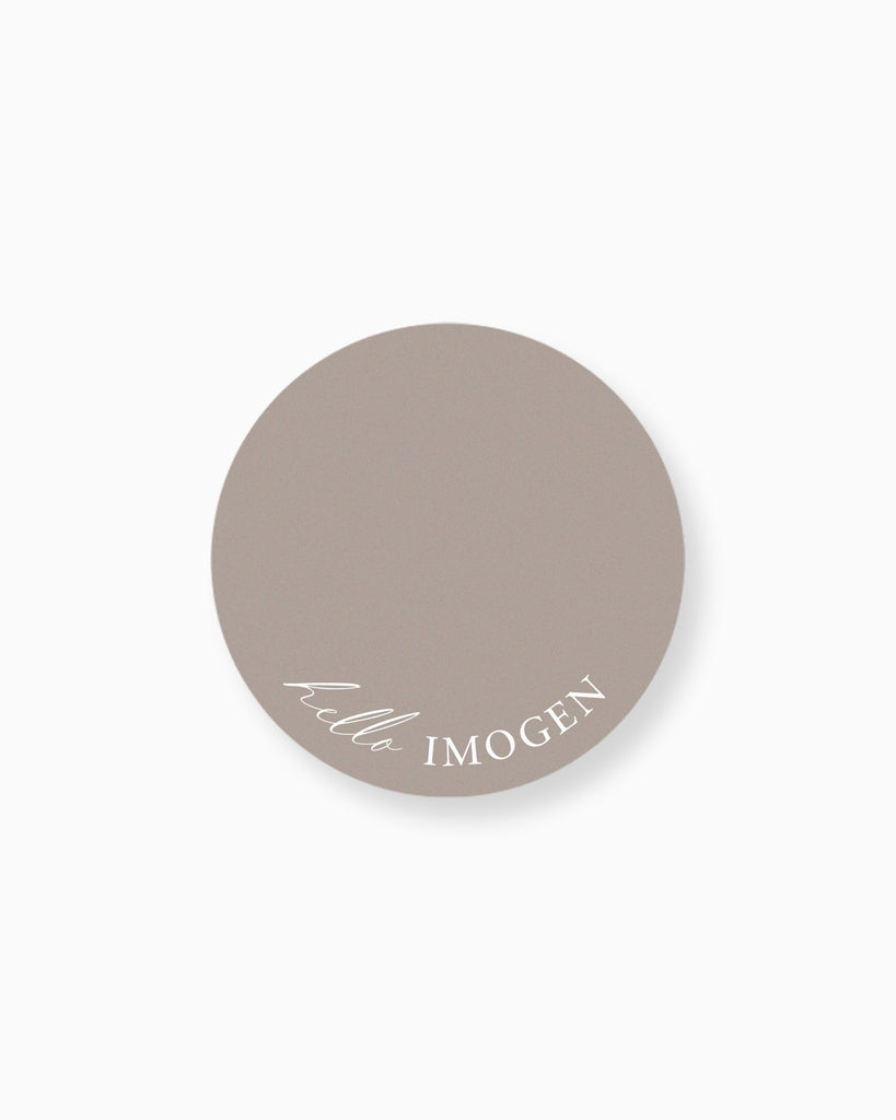 Peppermint Press mws_apo_generated Amour Place Card Coaster