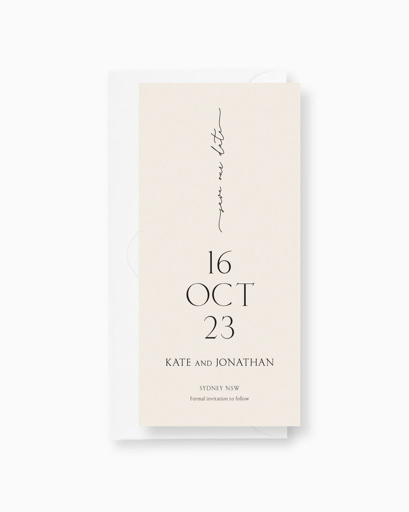Peppermint Press Stationery Suite Balmoral Save the Date