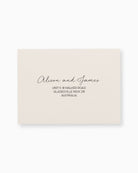 Peppermint Press Stationery Suite Clair Envelope Printing