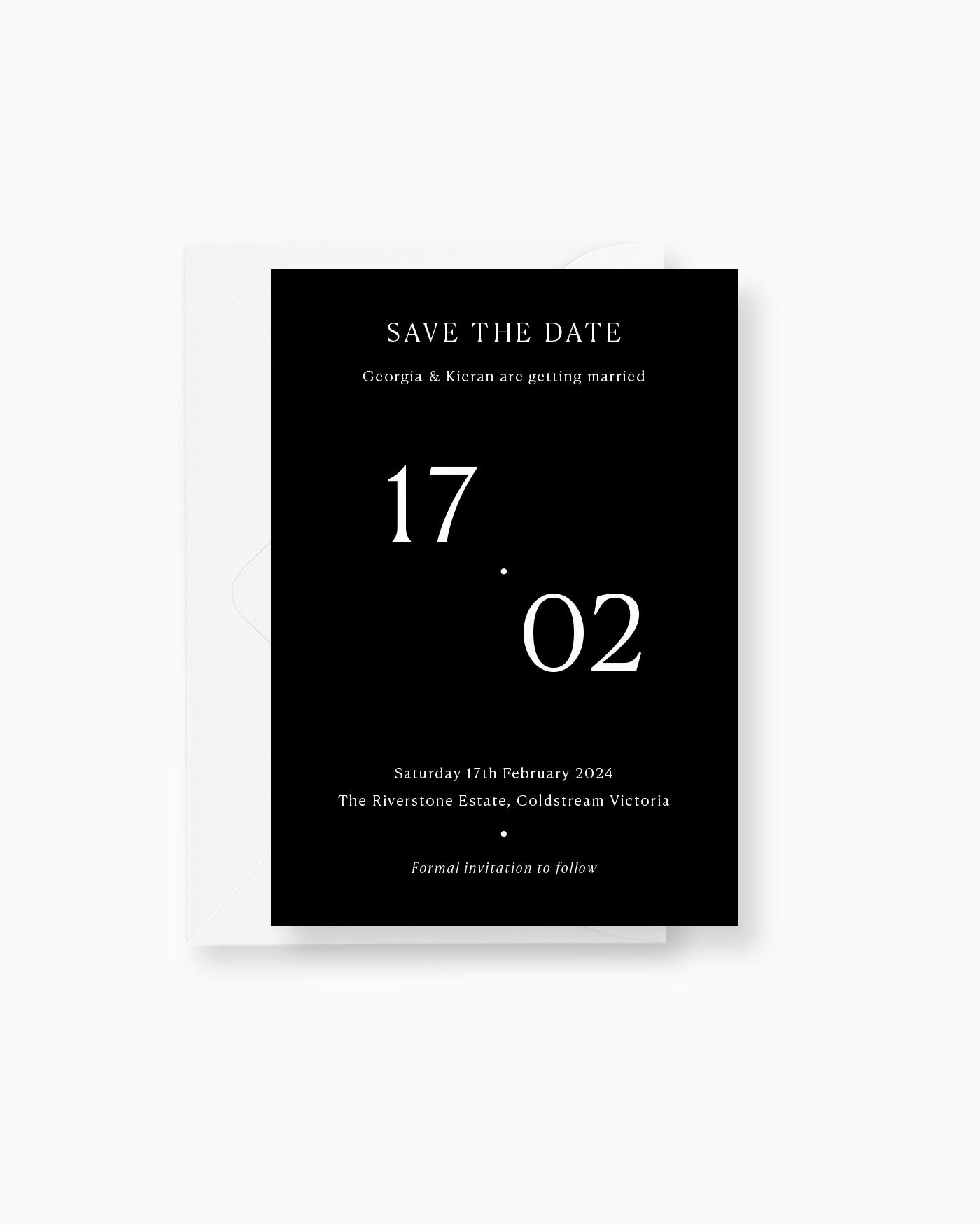 Peppermint Press Stationery Suite Georgia Save the Date