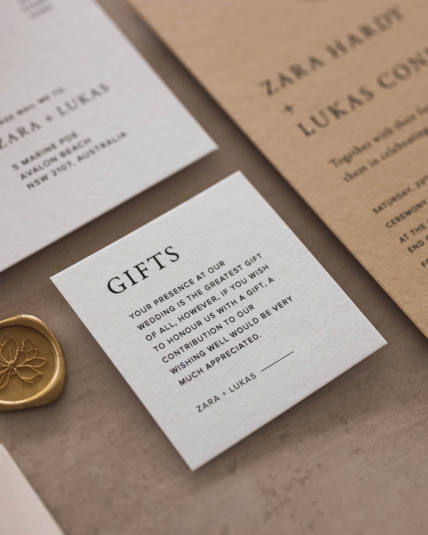 Peppermint Press Stationery Suite Magnolia Three Card Package