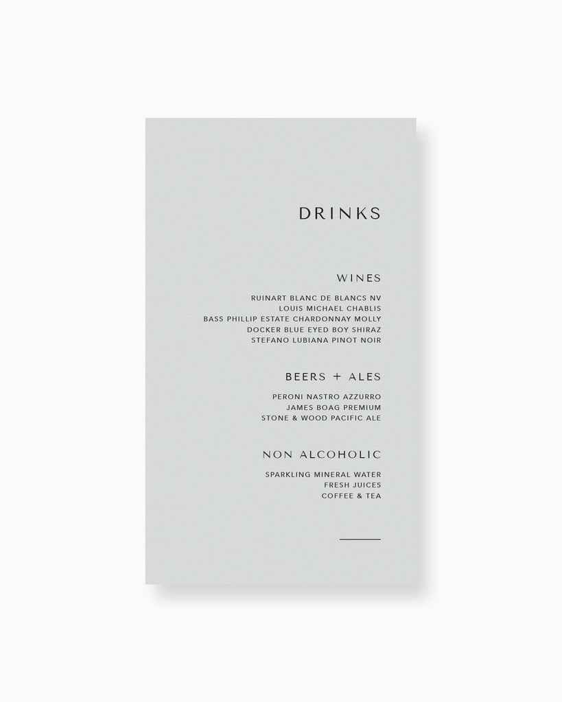 Peppermint Press On the Day Melbourne Drinks Menu