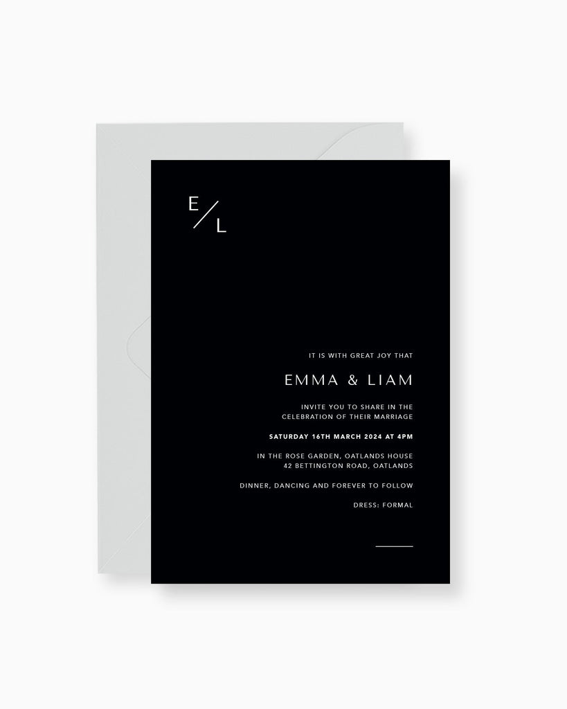 Peppermint Press Stationery Suite Melbourne Invitation