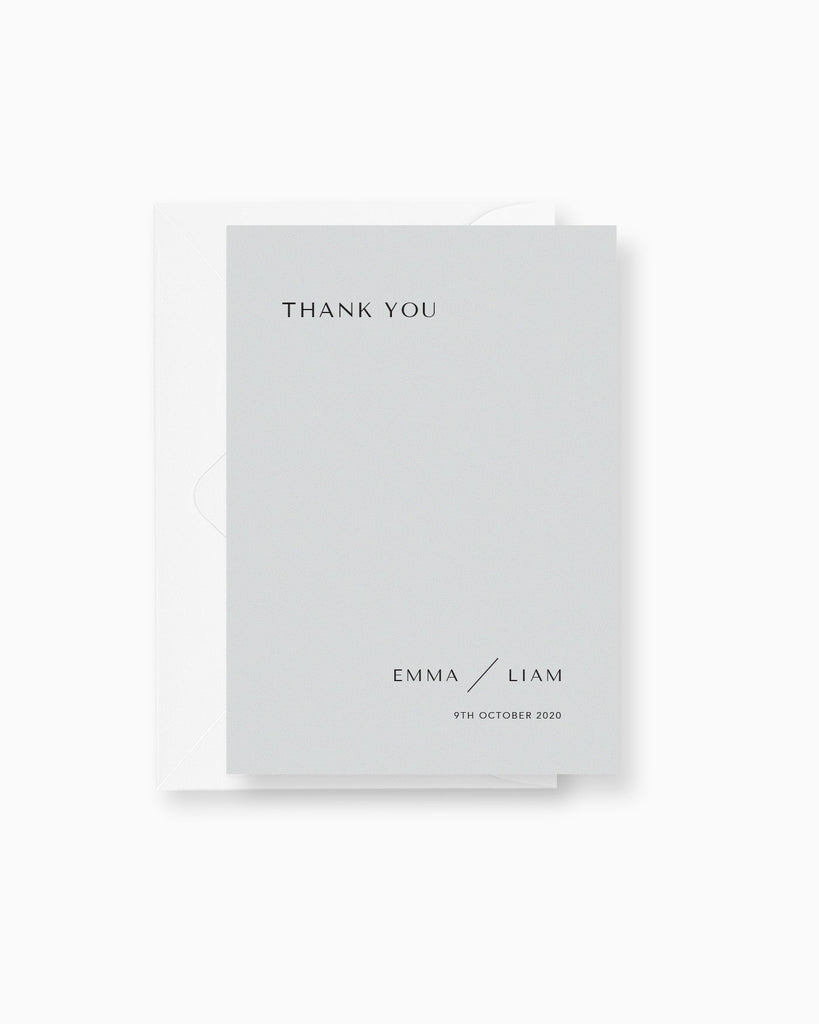 Peppermint Press Stationery Suite Melbourne Thank you Card