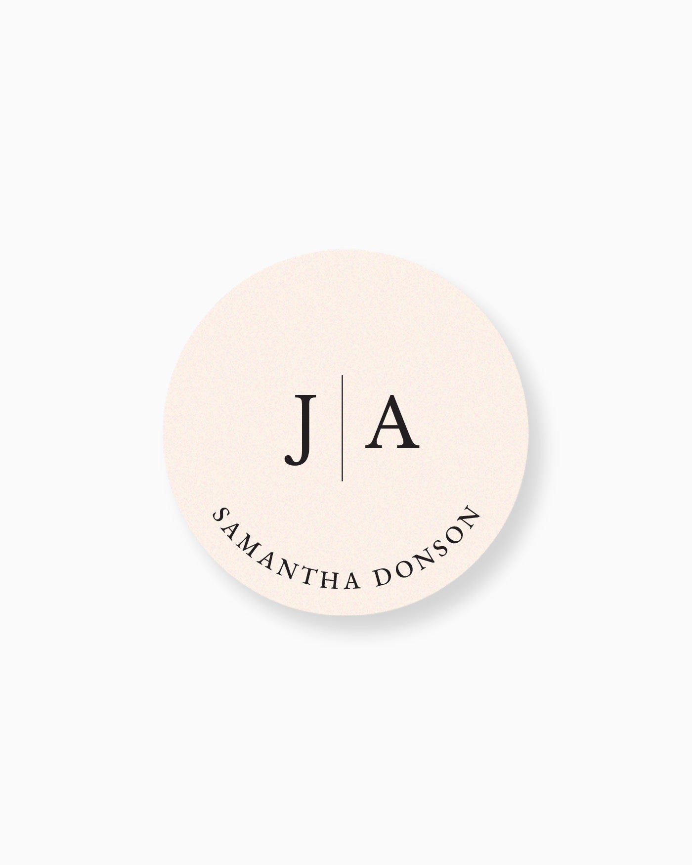 Peppermint Press mws_apo_generated Milan Place Card Coaster