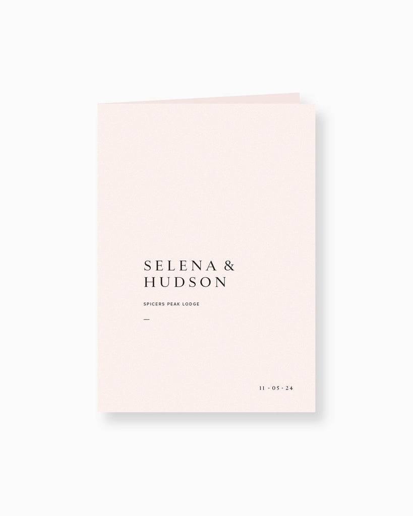 Peppermint Press On the Day Selena Ceremony Booklet