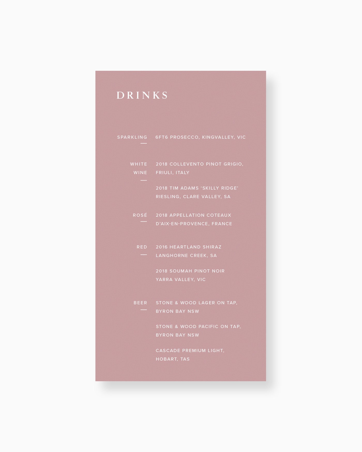 Peppermint Press On the Day Selena Drinks Menu